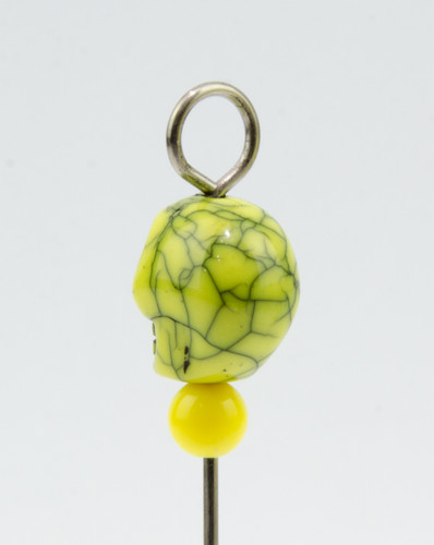Skull Pick, Poker or Dab Tool Yellow Skull Pick, Poker or Dab Tool Yellow