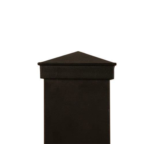3x3 Post Cap - 3" Black Aluminum Finial / Atlanta Post Caps