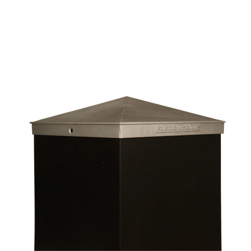 8x8 Post Cap 8" Plain Aluminum Fence Post Cap / Atlanta Post Caps