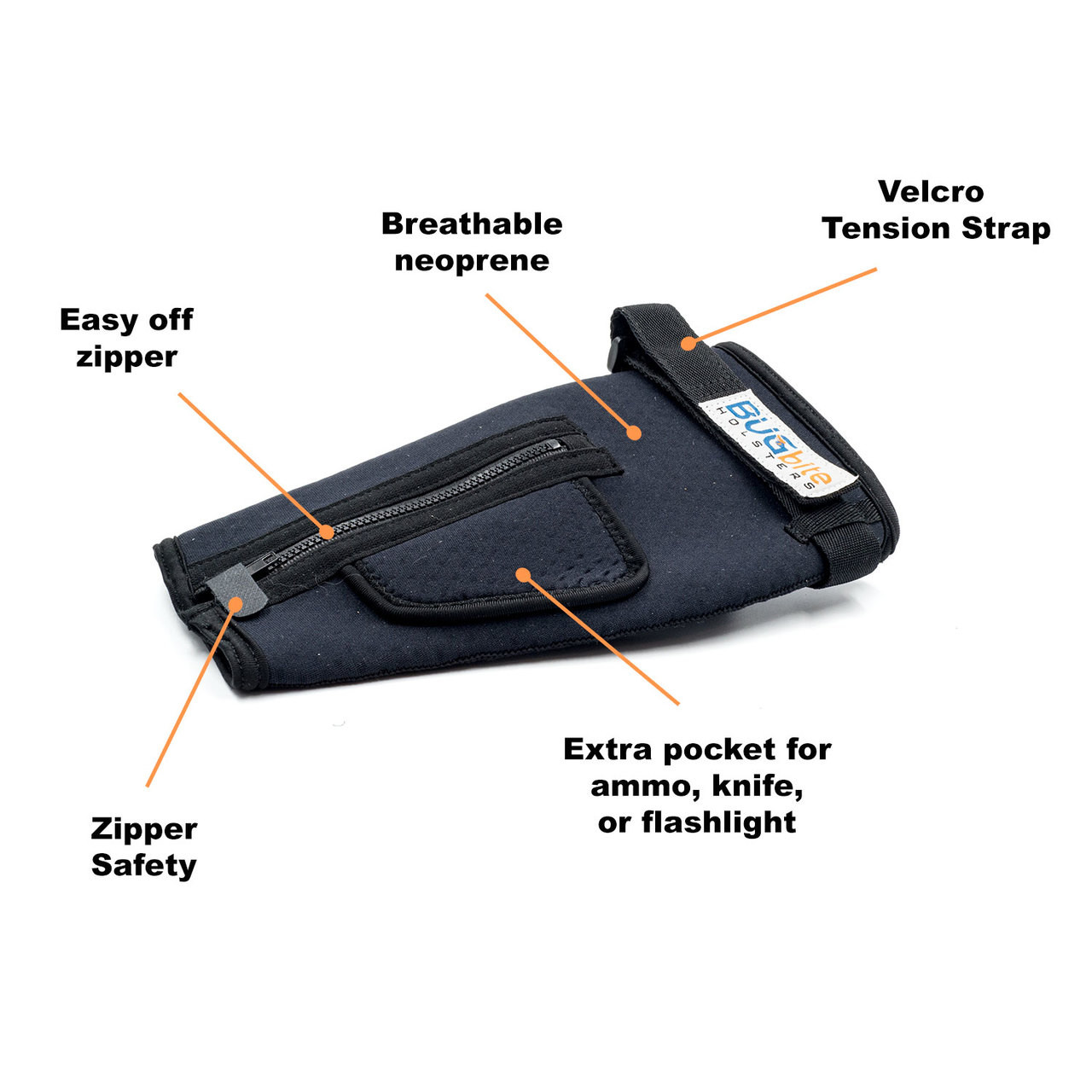 Left Handed Ankle Holster Ruger Lcp Ruger LCP Ankle Holster by BUGBite - Sneaky Pete Holsters, Inc.