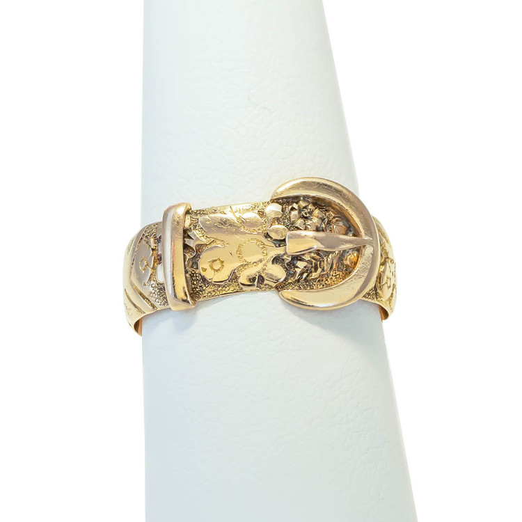Antique Gold Buckle Ring