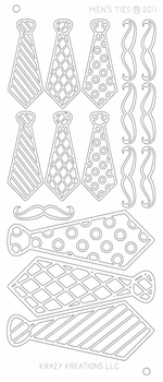 Men's Ties Outline Sticker Men's Ties Outline Sticker