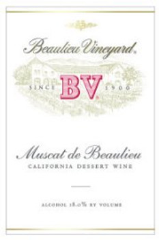 Beaulieu Vineyards California Muscat NV 375ML Half Bottle Beaulieu Vineyards California Muscat NV 375ML Half Bottle