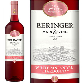 Beringer Main & Vine California White Zinfandel Chardonnay Beringer Main & Vine California White Zinfandel Chardonnay