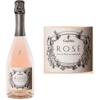 Canella Spumante Brut Rose NV 187ml Canella Spumante Brut Rose NV 187ml