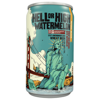 21st Amendment Hell or High Watermelon Wheat Beer 12oz 6 Pack Cans 21st Amendment Hell or High Watermelon Wheat Beer 12oz 6 Pack Cans