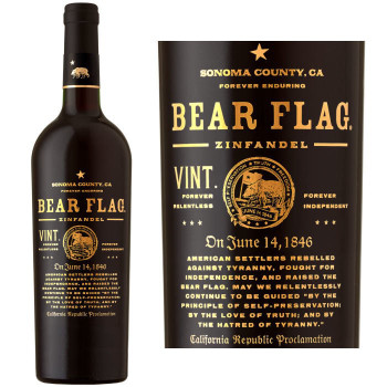 Bear Flag Sonoma Zinfandel 2015 Rated 92WS Bear Flag Sonoma Zinfandel 2015 Rated 92WS