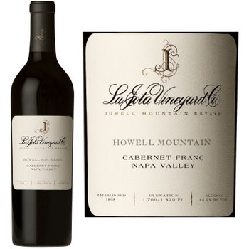 La Jota Howell Mountain Napa Cabernet Franc La Jota Howell Mountain Napa Cabernet Franc