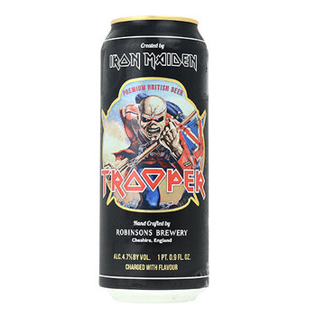 Iron Maiden Trooper Beer (England) 4 Pack 16oz Cans Iron Maiden Trooper Beer (England) 4 Pack 16oz Cans
