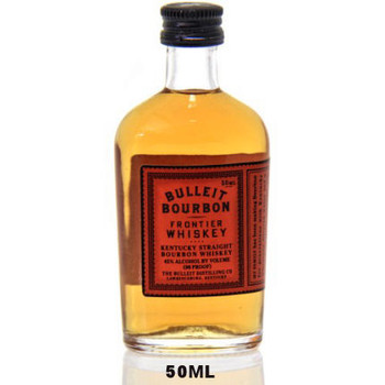 50ml Mini Bulleit Kentucky Straight Bourbon Frontier Whiskey 50ml Mini Bulleit Kentucky Straight Bourbon Frontier Whiskey