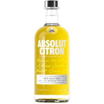 Absolut Citron Swedish Grain Vodka 750ml Absolut Citron Swedish Grain Vodka 750ml
