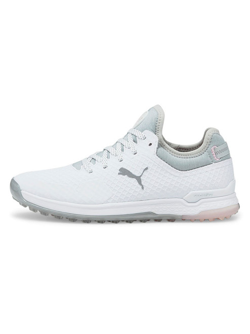 New Balance Women's Fresh Foam Linkssl V2 Golf Shoe, White/Rose