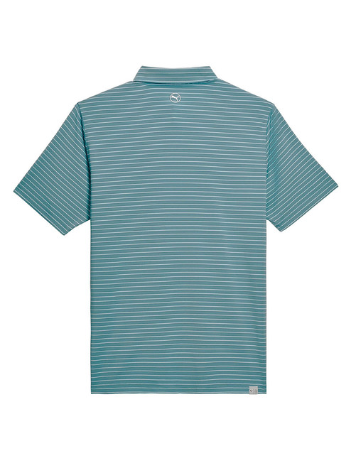 Oakley Archive Stripe Polo - Stonewash Blue - Mens | GolfBox