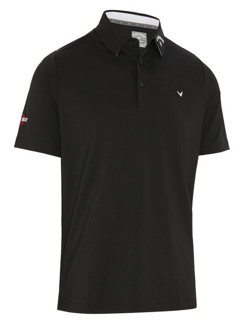 【限定】Callaway CLUBHAUS S/S Polo black コラボ Mens-Swing-Techtm-Solid-Polo-