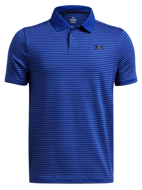 Under Armour JR Boys Performance Polo Midnight Navy