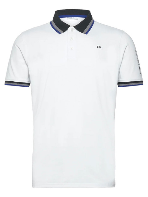 Calvin Klein Whisper Polo Shirt - White | GolfBox