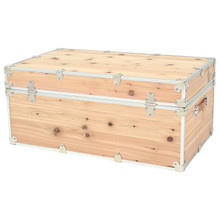 Rhino Large Cedar Storage Trunk back.