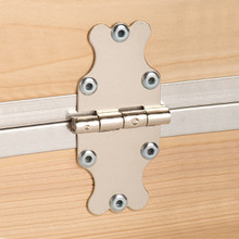 Rhino Large Cedar Storage Trunk back of hinge.