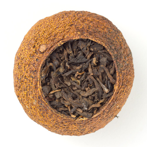 Ripe Pu-erh in Tangerine Ripe Pu-erh in Tangerine