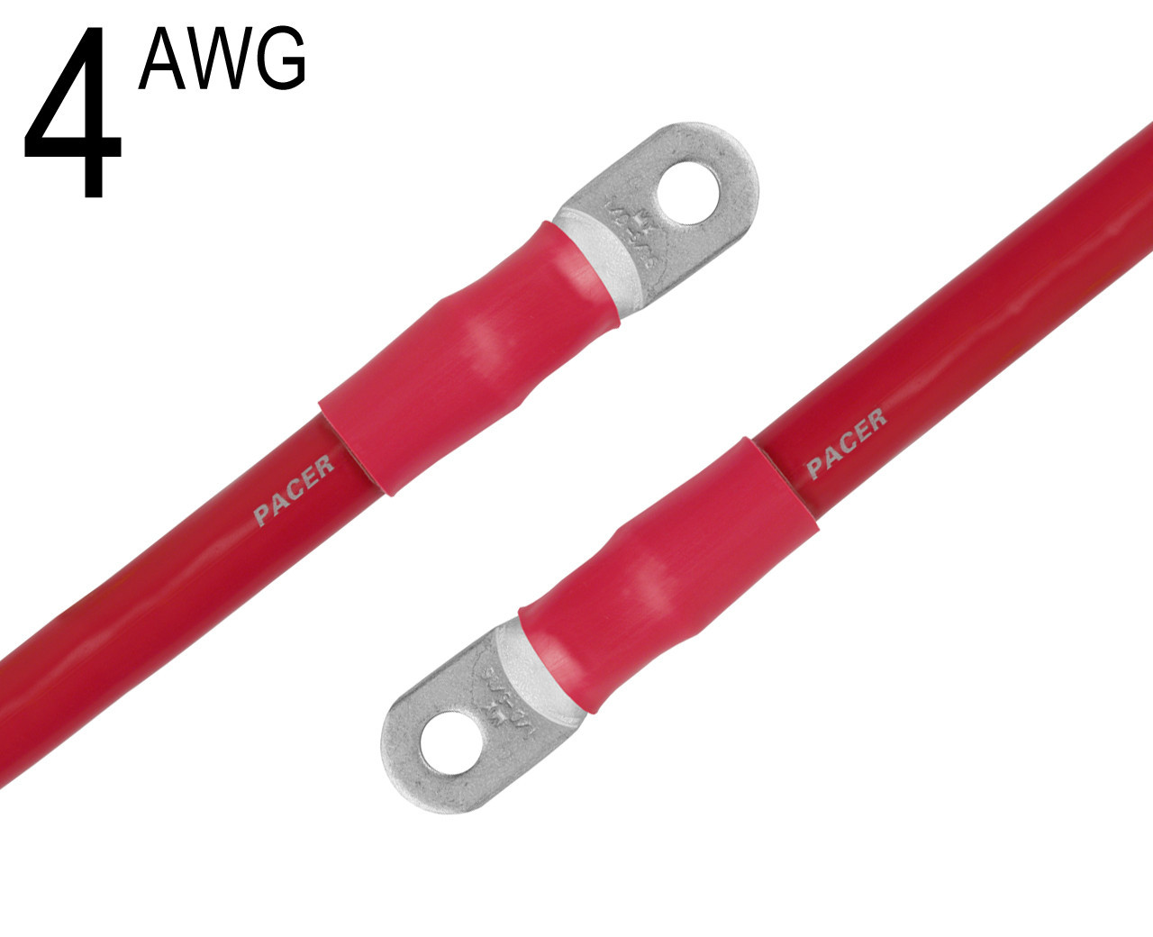 4 AWG, Red, Battery Cables