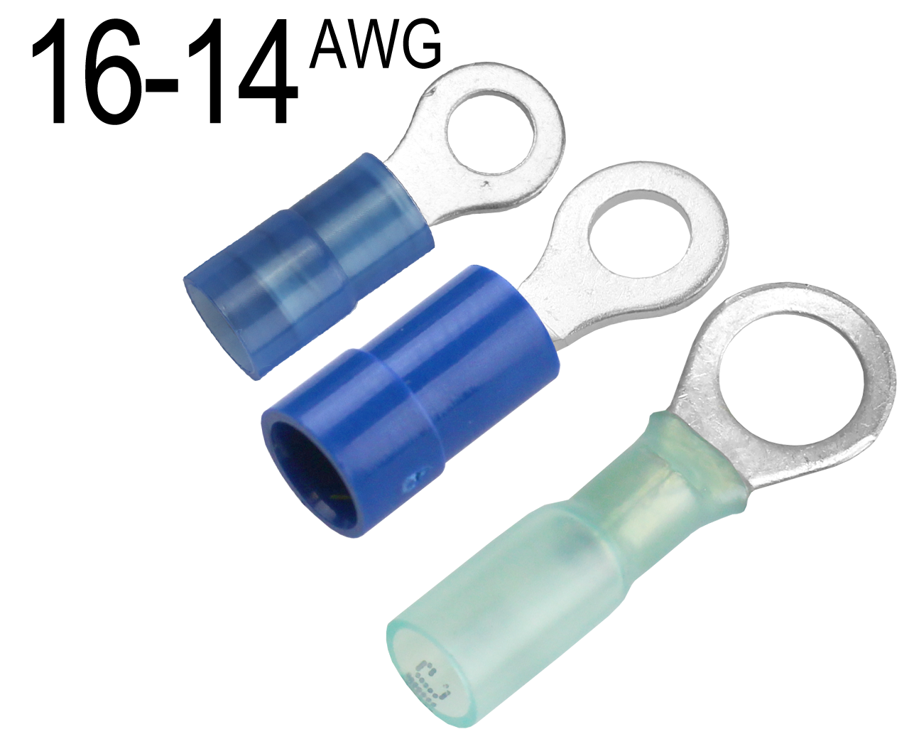 Ring Terminals for 16 AWG 14 AWG Wire