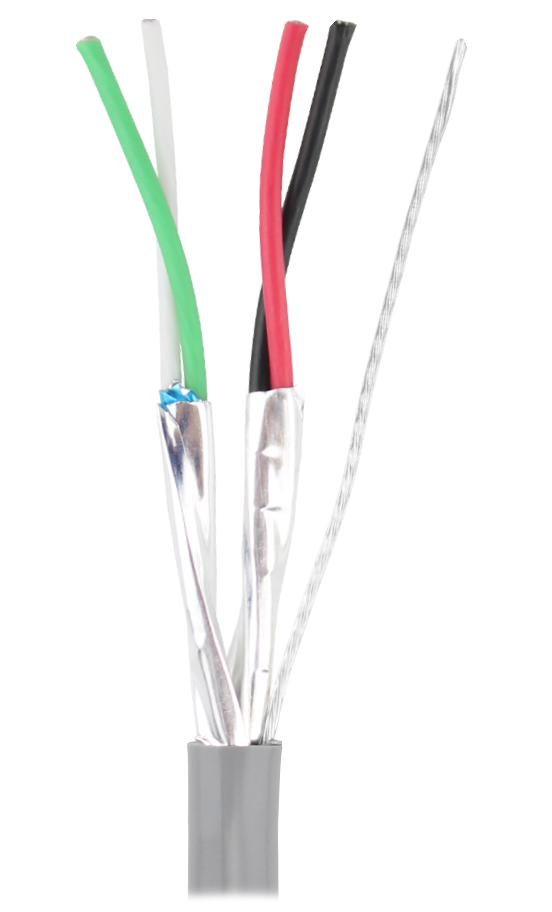 Multi pair tray cables shielded pairs