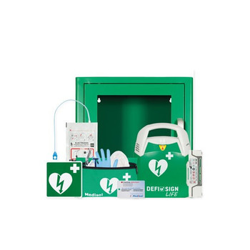DefiSign LIFE Defibrillator Fully Automatic and wall cabinet DefiSign LIFE Defibrillator Fully Automatic and wall cabinet