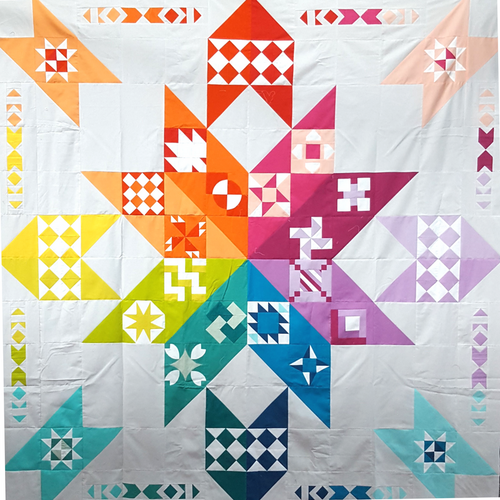 Chocolatier Block of the month by Gen X Quilter, available at Purple Stitches, UK