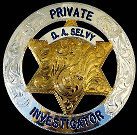 Engraved Police Badge