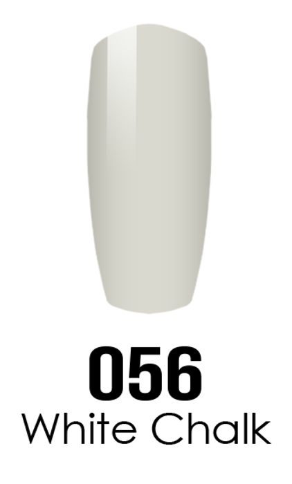 DND DC Duo Gel - #056 - WHITE CHALK DND DC Duo Gel - #056 - WHITE CHALK