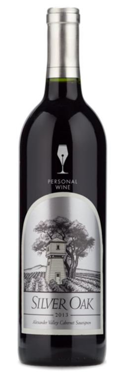 Silver Oak Cabernet Sauvignon Alexander Valley 2014 750ml with Custom Engraving