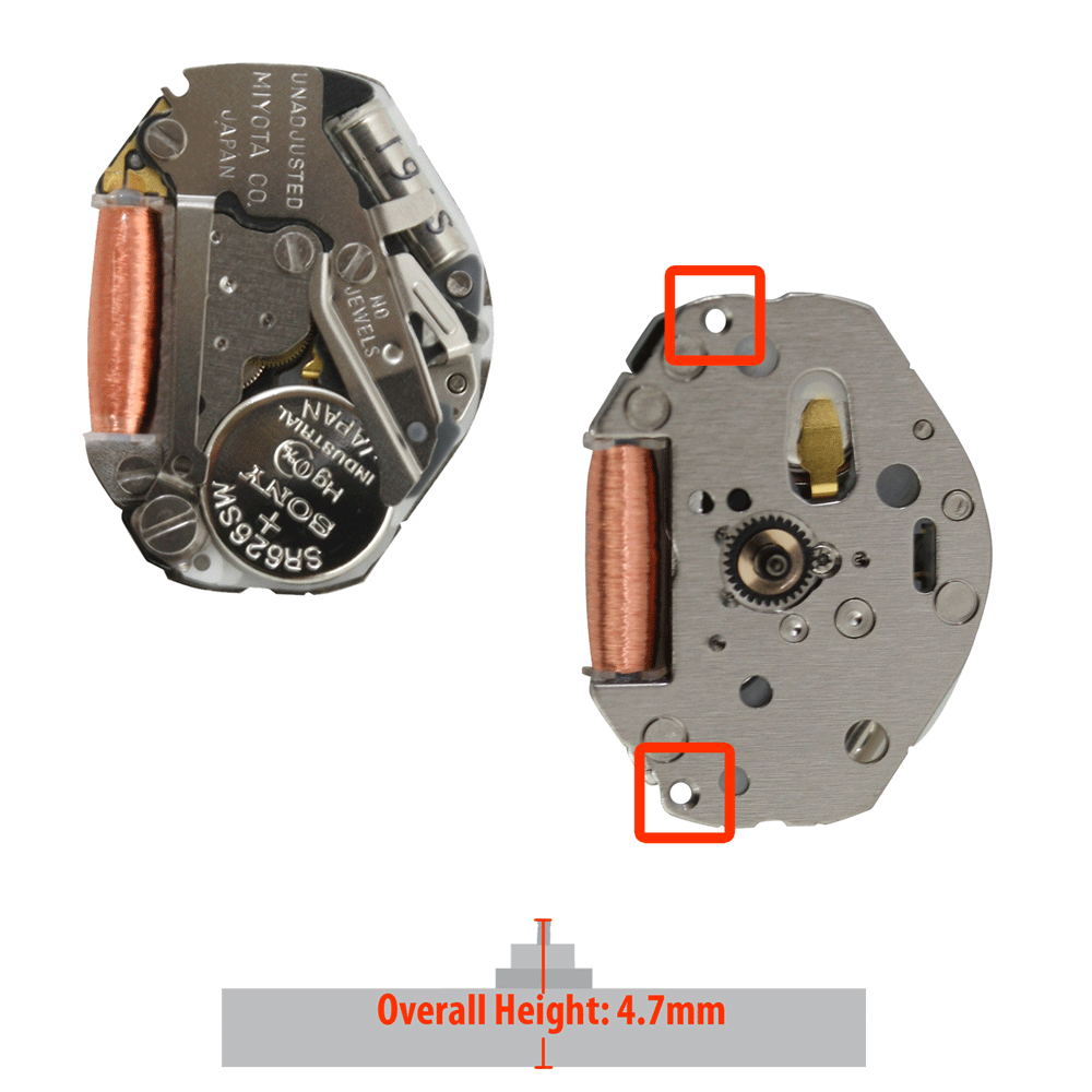 Miyota/Citizen LTD 2035 Quartz Watch Movement