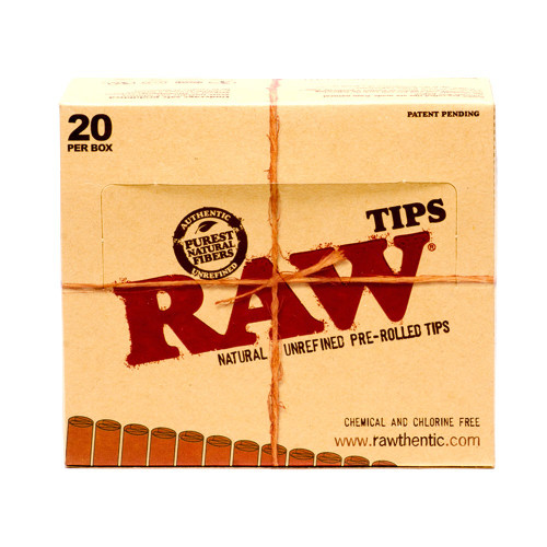 RAW Pre-rolled Tips | 20 pk | Retail Display