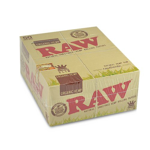 RAW Hemp King Size Slim | 50 pk | Retail Display