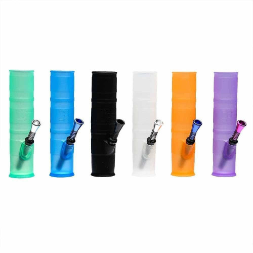 8" Foldable Silicone Water Pipe