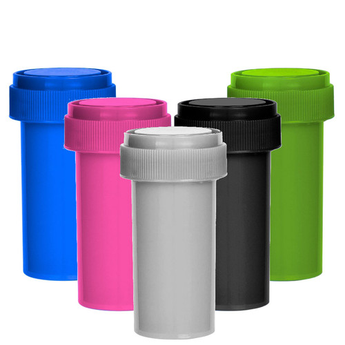 Custom Child-Resistant Reversible Cap Vials