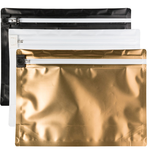 Custom Child-Resistant Push & Slide Exit Bags