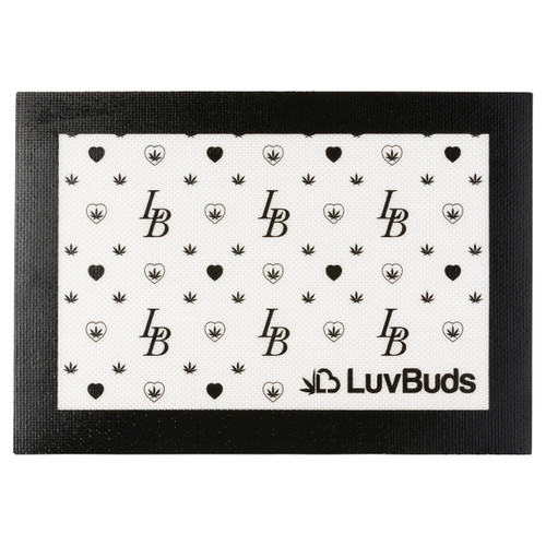 Customize your own dab mat! Sizes range from 3" squares and rounds, to 8"x12" Rectangles and up. We even have access to a 36" x 36" Custom dab mat for your needs. Contact us at orders@LuvBuds.co for more information.