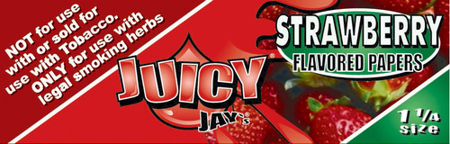 Juicy Jay's 1 1/4 | Strawberry | 24 books per box