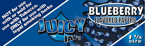 Juicy Jay's 1 1/4 | Blueberry | 24 books per box