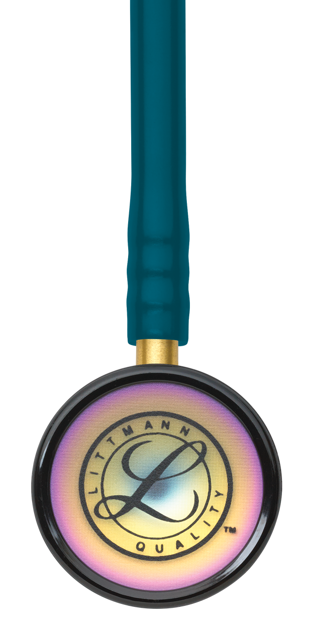 Littmann Pediatric Stethoscope Engraving Littmann Classic II Pediatric Stethoscope, Rainbow Caribbean, 2153