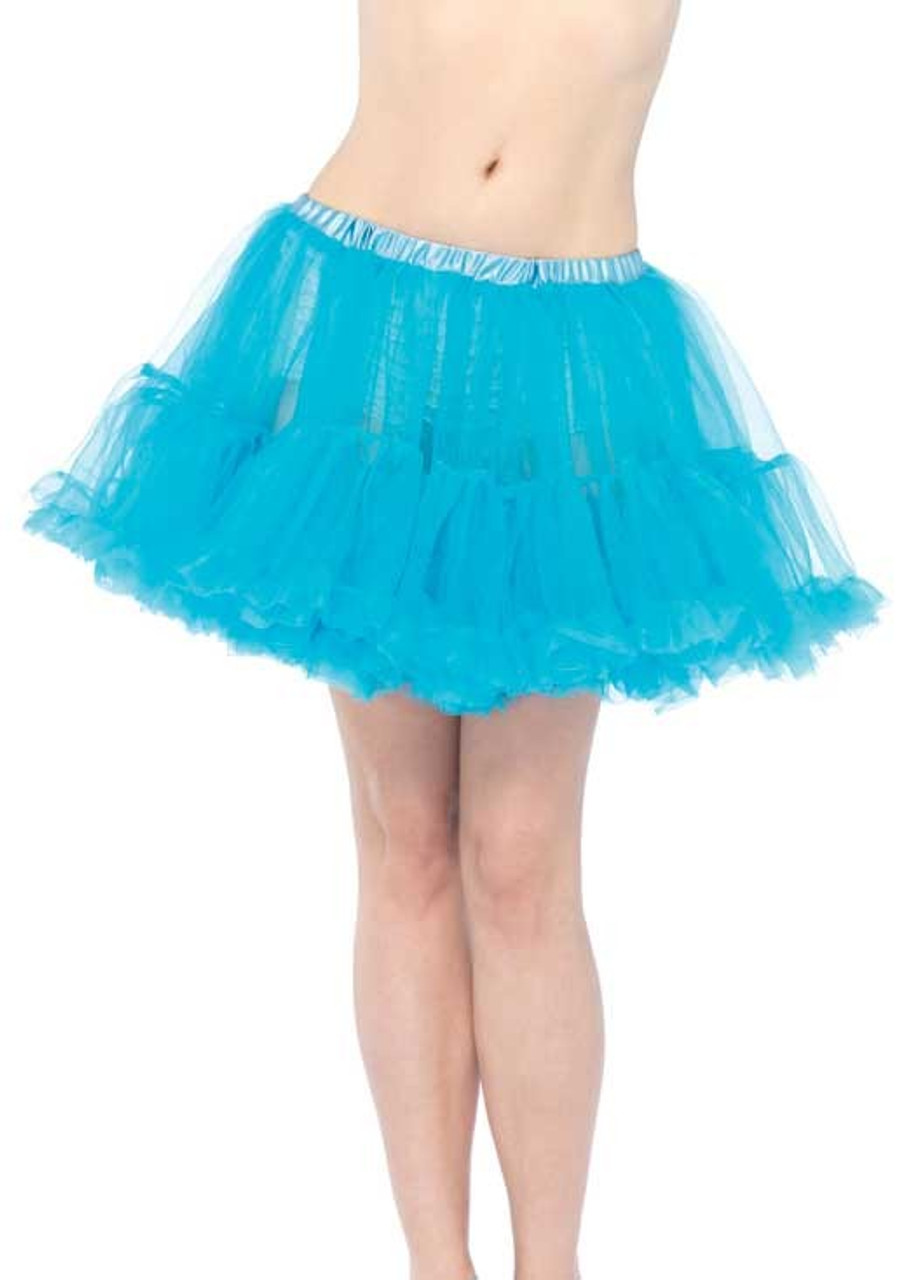Fluffy Turquoise Petticoat - The Costume Shoppe