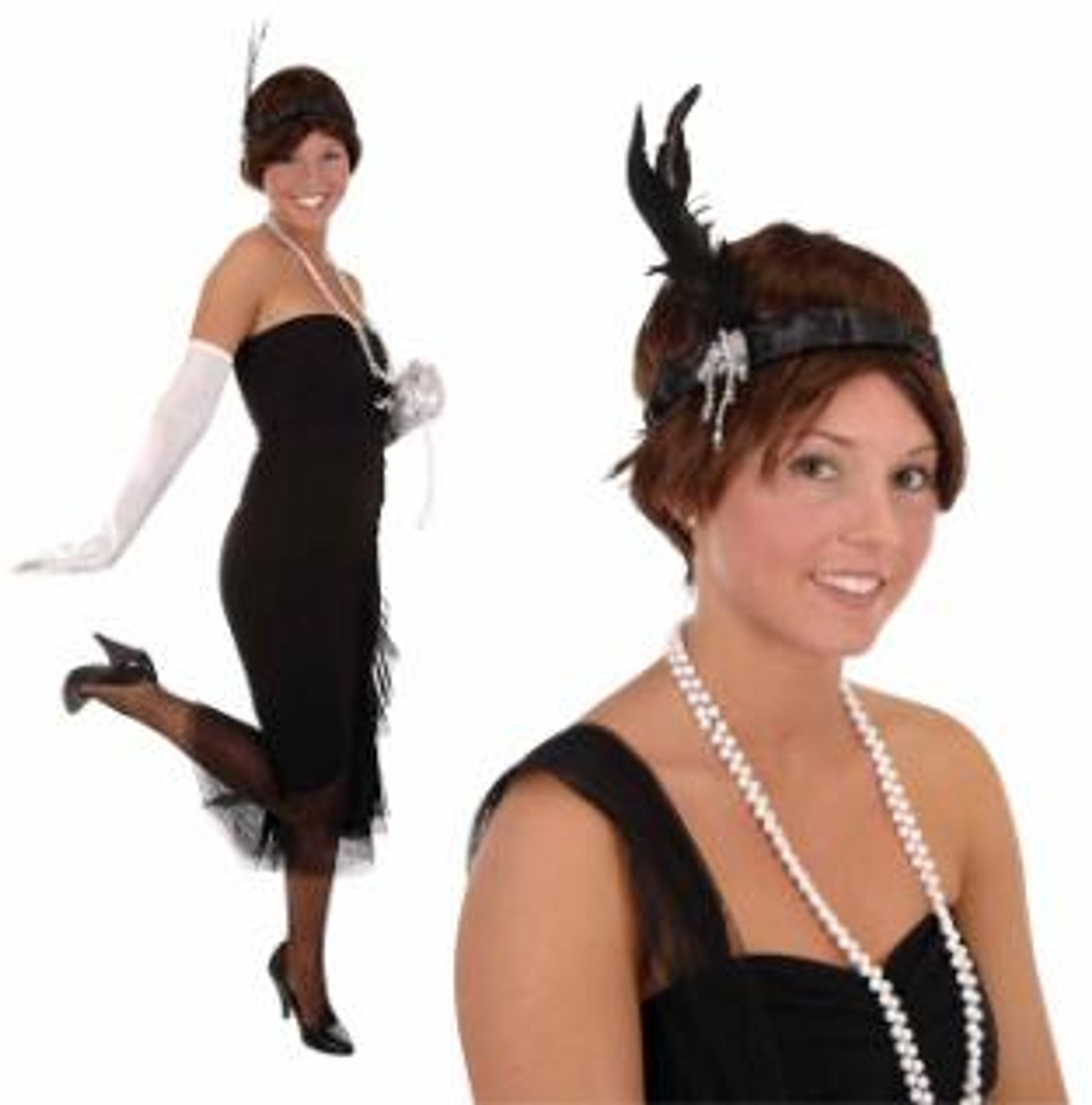 beaded flapper