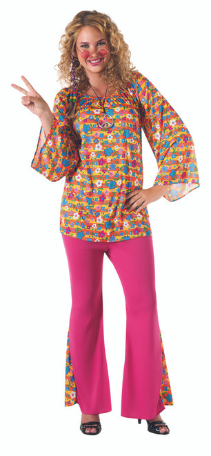 60s/70s Groovy Mama Costume - Plus Size - The Costume Shoppe