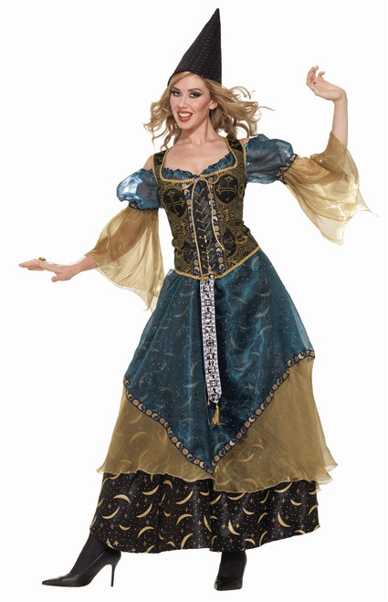 Deluxe Celestial Wizardess Witch Costume - The Costume Shoppe