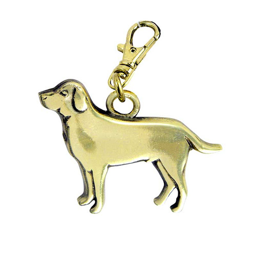 Labrador Retriever Brass Zipper Pull