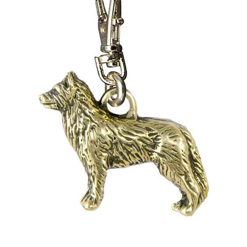 Australian Cattle Dog Brass Zipper Pull