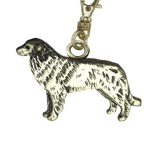 Greater Swiss Mountain Dog Brass Zipper Pull
