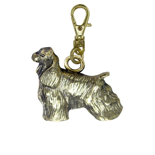 Cocker Spaniel Brass Zipper Pull