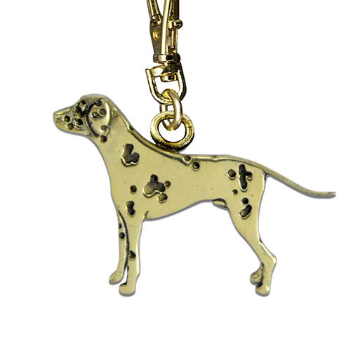 Dalmatian Brass Zipper Pull